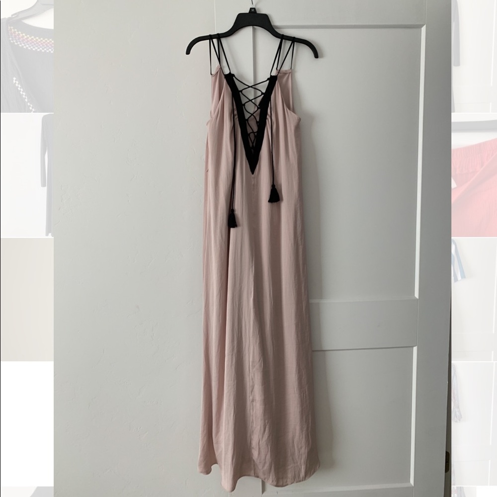 Blush Silk Maxi